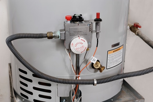 A hot water heater 