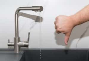 thumbs down at the water pressure because of a bad well pump