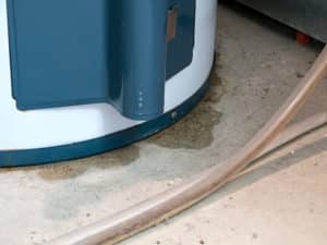leaking hot water heater