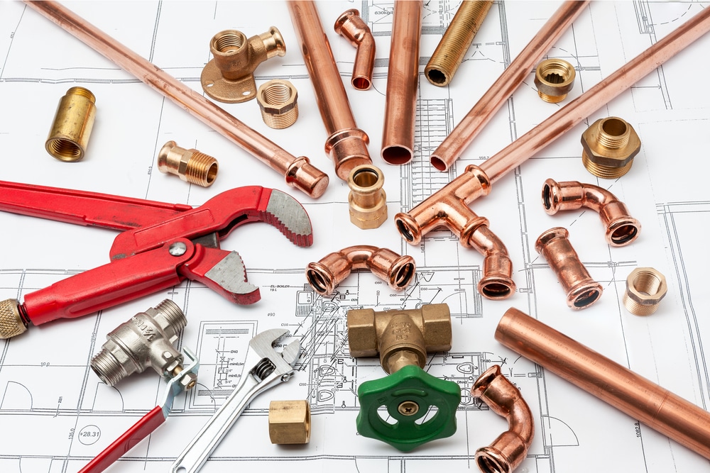 quality tools and copper piping