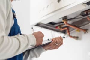 maintenance check professional plumber