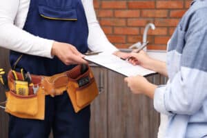 plumbing customer