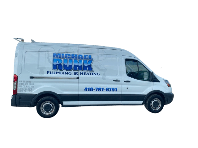michael runk plumbing and heating van